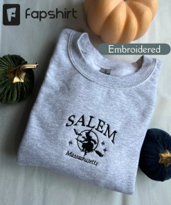 Salem Massachusetts Sweatshirt, Salem Witch Sweatshirt, Cozy…