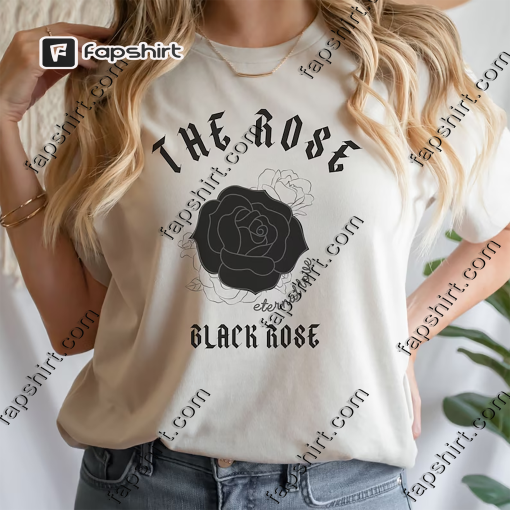 The Rose Shirt, Black Rose Gift, Kpop Concert Merch, K-pop Shirt, Woosung, Dojoon, Hajoon, Jaehyeong, Korean Rock Crewneck, K-Rock Tshirt