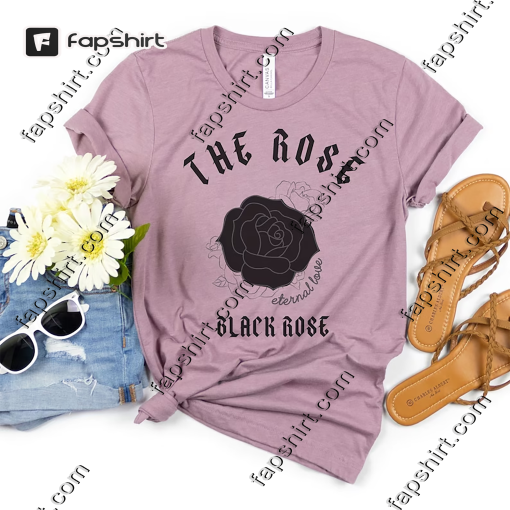 The Rose Shirt, Black Rose Gift, Kpop Concert Merch, K-pop Shirt, Woosung, Dojoon, Hajoon, Jaehyeong, Korean Rock Crewneck, K-Rock Tshirt