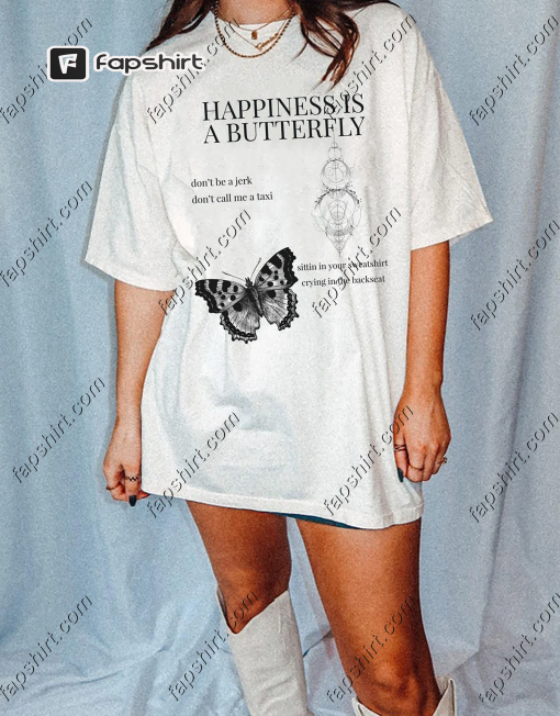 Happiness is a butterfly Lana Del Ray 90s vtg Shirt, Lana Del Rey Vintage Shirt, Lana Del Rey Album t-shirt, Lana Del Rey Graphic Shirt