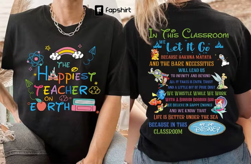 Mickey The Happiest Teacher on Earth Shirt | Mickey Teacher Shirt | Back To School Shirt | Gift for Teacher | Happiest Place Teacher Gift