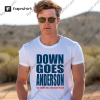 Down Goes Anderson – Funny Cleveland Guardians Tom Hamilton tee – Jose Ramirez Tim Anderson fight – Unisex t-shirt