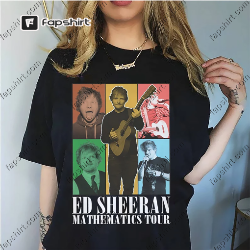 Ed Sheeran% Singer Tshirt, Music Lover Gift Shirt, Pop Music Tee, Graphic Tee, Concert Merch, Music Fan Tee, Tour Merchandise, Vintage Style