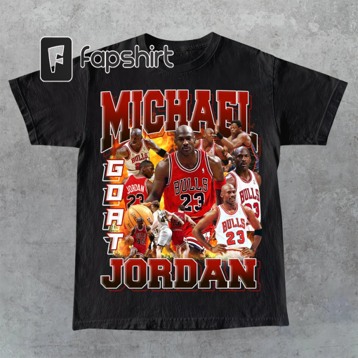 Vintage 90s Basketball Bootleg Style Shirt, Michael Jordan Graphic Tee, Retro Basketball Shirt, Unisex Oversized