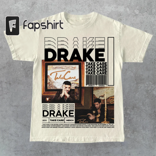 Vintage Drake Bootleg Inspired Graphic Unisex Tee, Drake Vintage T-Shirt, Drake Take Care Shirt, Drake – Take Care Unisex T-Shirt