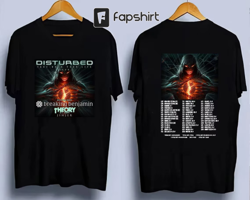 Disturbed Shirt, Disturbed Take Back Your Life Tour 2023 T-Shirt, Disturbed Tour Shirt,Take Back Your Life Tour, 2023 Tour Shirt,Heavy Metal