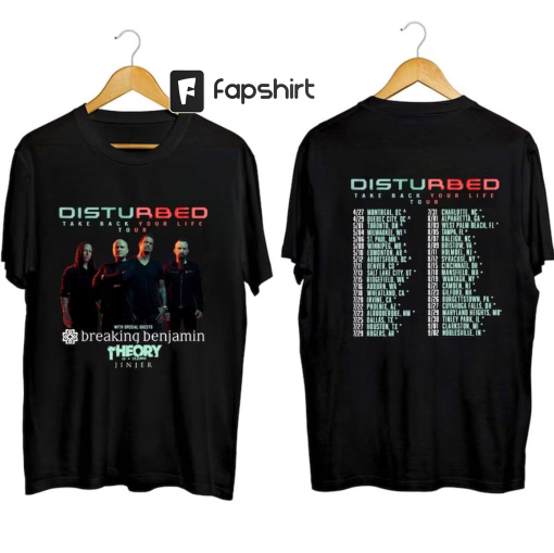 Take Back Your Life Tour Shirt, Disturbed Take Back Your Life Concert 2023 Shirt, Disturbed Band Fan Shirt, Disturbed World Tour 1474726020