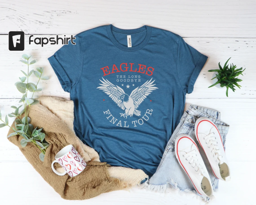 Vintage Eagles Band Shirt Eagles The Long Goodbye Shirt Eagles Rock Band Tee Music Tour 2023 Shirt Eagles Final Tour Shirt Eagles Band Shirt