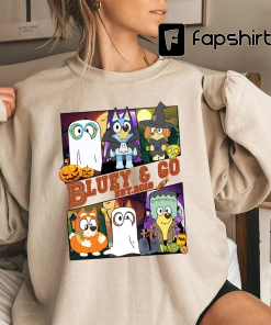 Bluey Halloween Sweatshirt, Bluey & Co Halloween…