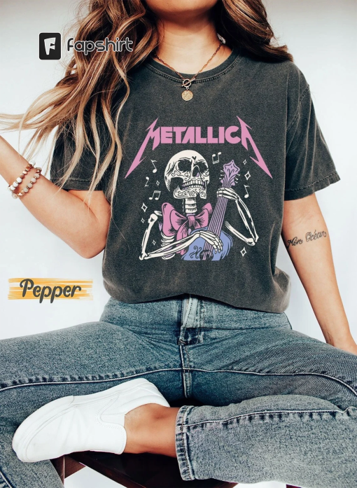 Metallica World Tour 2023 Shirt Metallica Band Shirt Metallica Shirt Metallica Tour T-Shirt Metallica Skull Shirt Music Rock Festival Shirt