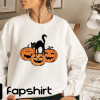 Dancing Skeleton Halloween Shirt, Pumpkin Halloween Sweatshirt, Pumpkin Shirt, Fall Sweatshirt Spooky Season TShirt, Fall Shirts for Women