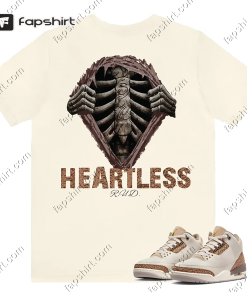 Heartless Shirt To Match Jordan 3 Palomino/Orewood…