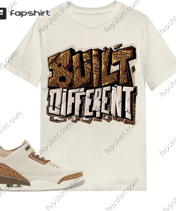 Built Different Shirt Match Jordan 3 Palomino…