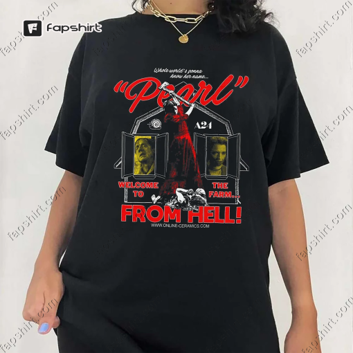 Pearl Movie T-Shirt, Horror Movie Fan T-Shirt, Scary Movie Shirt, Pearl T-Shirt, Halloween Spooky Shirt, Gift for Horror Movie Fan