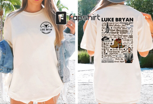 Luke Bryan Shirt,Luke Bryan Country On Tour 2023 shirt, Gift for Fan, Unisex Shirt,Luke Bryan Bullhead T-Shirt, Luke Bryan Retro 90s