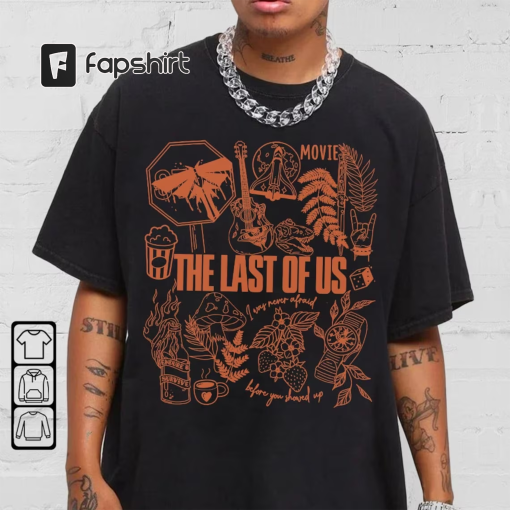 The Last Of Us Movie Doodle Art Shirt, Vintage The Last Of Us Merch Tee Graphic Art Sweatshirt Hoodie, The Last Of Us Movie DA2806DT V1