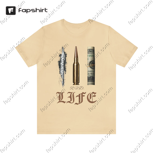 Life Shirt To Match Jordan 3 Palomino Sneaker, Jordan 3 Palomino/Orewood Brown Sneaker Tee