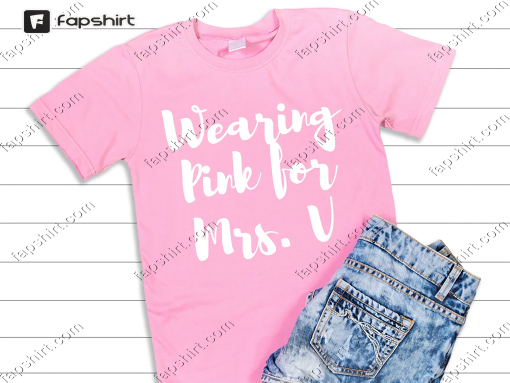 Pink OUt | Oklahoma | Boomer |Sooner | OU | Football | Sooners T shirt- Wearing Pink for Mrs. V