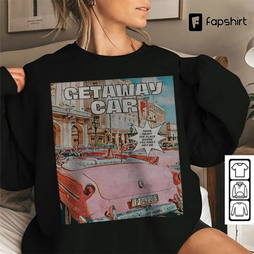 Taylor Music Shirt, Album Cover Retro Music, Get Away Car, Taylor Graphic Retro Unisex Gift Bootleg Hoodie