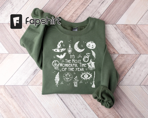 It’s The Most Wonderful Time Of The Year Shirt, Spooky Shirt, Halloween Witch Shirt, Halloween Pumpkin Shirt, Halloween Shirt,Halloween Gift