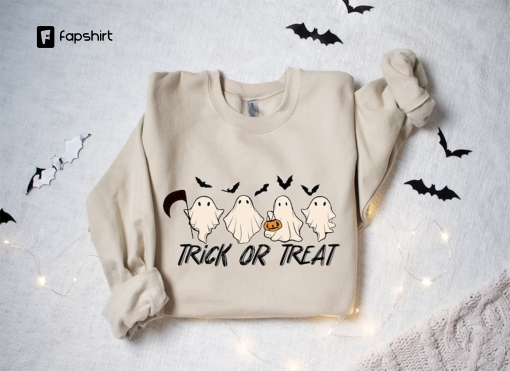 Halloween Trick or Treat Sweatshirt, Halloween Trick-Or-Treat, Halloween Trick-or-Treat Shirt, Funny Halloween Shirt, Halloween Shirt