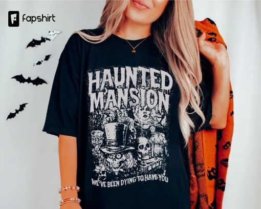 Comfort Colors Vintage The Haunted Mansion shirt, Retro Vintage Halloween Hoodie Sweatshirt, Halloween shirt, Retro Haunted Mansion shirt