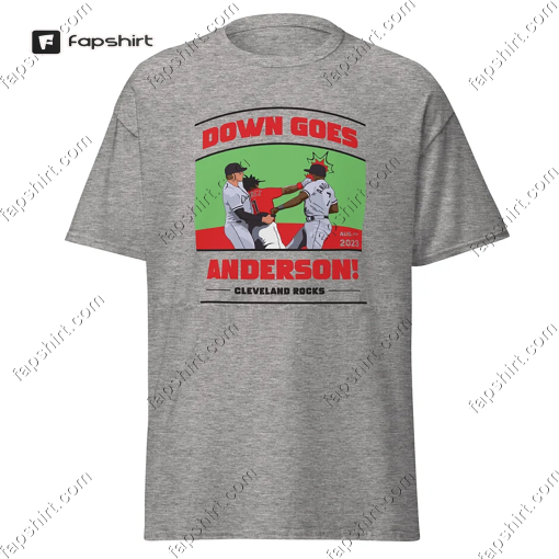 Jose Ramirez vs Tim Anderson – Down Goes Anderson! – Cleveland Guardians Tee