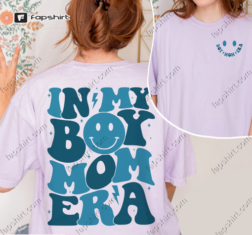 In My Boy Mom Era Comfort Colors Shirt, Boy Mom Shirt, Boy Mom Club, Boy Mama Shirt, New Mom Gift, Expecting Mom Gift, Gender Reveal