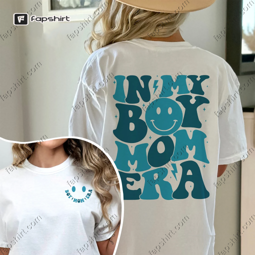 In My Boy Mom Era Comfort Colors Shirt, Boy Mom Shirt, Boy Mom Club, Boy Mama Shirt, New Mom Gift, Expecting Mom Gift, Gender Reveal