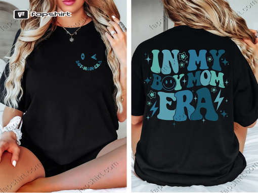 In My Boy Mom Era Shirt, Expecting Mom Gift, Gender Reveal, Boy Mom Club, In My Mom Era Shirt, Boy Mom Shirt, Boy Mama Shirt, New Mom Gift