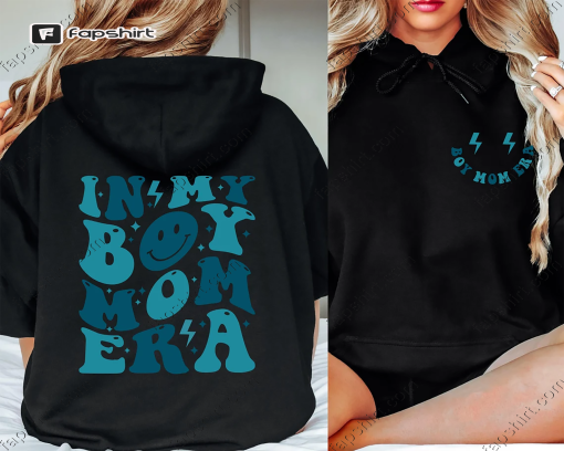 In My Boy Mom Era Sweatshirt & Hoodie, Double Printed, In My Mom Era Sweat, Boy Mama Hoodie, New Mom Gift, Expecting Mom Gift, Gender Reveal