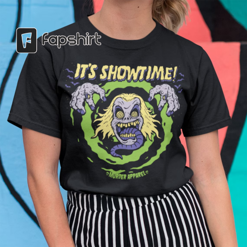 Beetlejuice It’s Showtime Vintage Horror T-Shirt