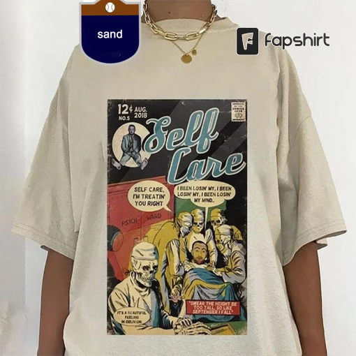 Self Care Comic Art Book Retro Vintage 90s Hip Hop Gifts For Fan T-Shirt, Hoodie, Sweatshirt