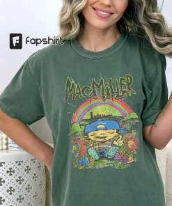 Mac Miller Vintage Comic Shirt, Vintage Rap…