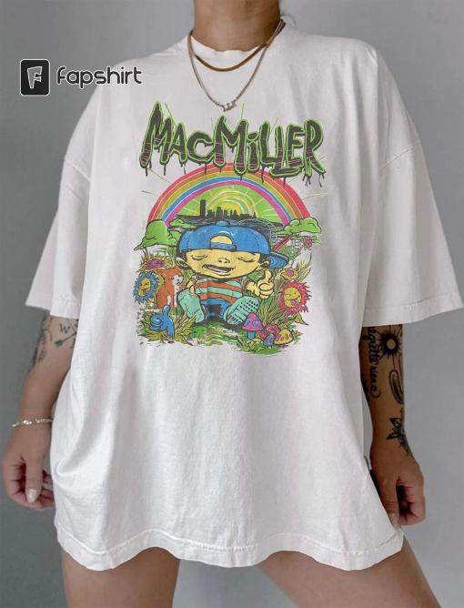 Mac Miller Vintage Comic Shirt, Vintage Rap Tee, Mac Self Care Shirt, Mac Swimming Shirt, Hip Hop Shirt, Mac Fan Gift