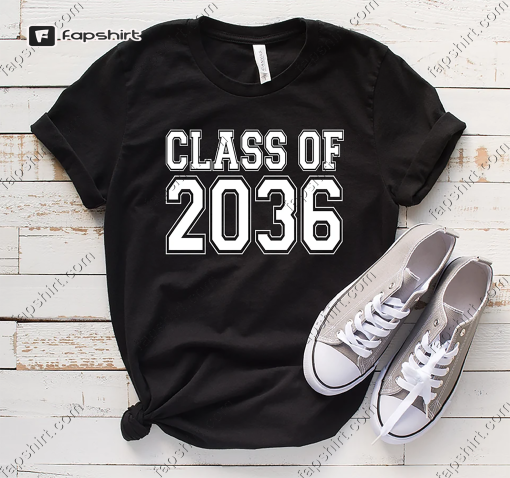 Class of 2036 Shirt, Growing Up Shirt, School Shirt, Graduation Shirt, School Memory Shirt, 2036 Shirt, Last Day Of School,Class of 2035 Tee