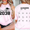 Class of 2036 T-Shirt, Grow With Me, Graduation Gift, 2036 Shirt, First Day of School, Class of 2036, Gift for Senior, High School Grad Tee