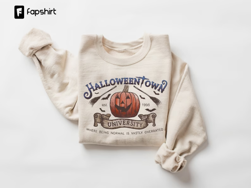 Halloweentown University Est 1998 Sweatshirt, HalloweenTown Hoodie, Halloweentown 1998 Shirt, Halloween Sweatshirt