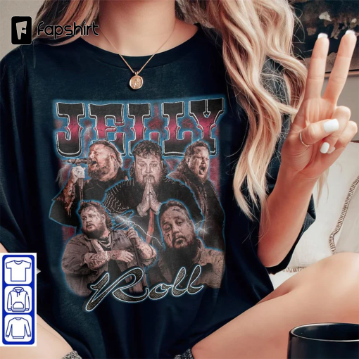 Jelly Roll Shirt, Retro Jelly Fan shirt. Bootleg Jelly Roll Tee