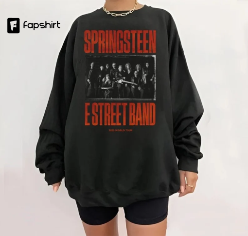 Bruce Springsteen Unisex Shirt, Bruce Springsteen Oversized Shirt, Springsteen Concert, Rock Tour 2023 Shirt