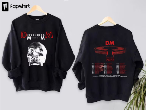 Depeche Mode Berlin 2023 Memento Mori Back and front T-Shirt, Inspired by Depeche Mode Memento Mori 2023 World Tour Live Concert in Berlin