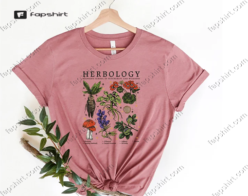 Herbology Plants Sweatshirt, Herbology Shirt, Plant Lover Shirt, Cottage Core Shirt, Botanical Shirt, Dark Academia Shirt