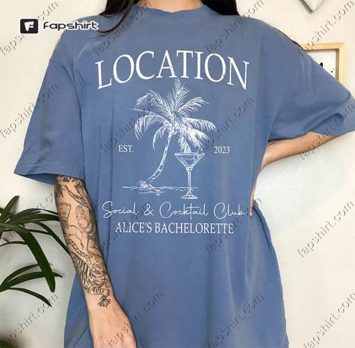 Custom Location Bachelorette Shirts, Charleston Bachelorette, Bachelorette Party Custom Location Shirt, Custom Bride Shirt, Beach Bach Trips