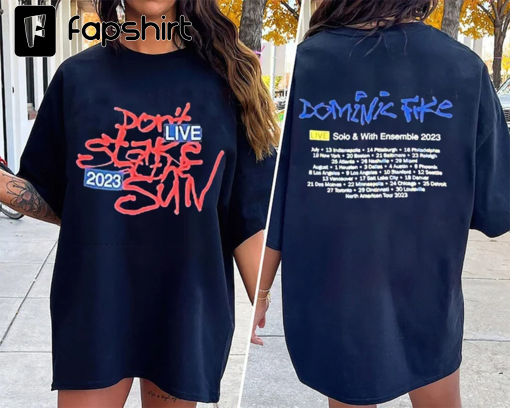 Dominic Fike ‘Sunburn’ Album T-Shirt, Limited Dominic Fike T-shirt – Don’t Forget About Me Tee, Dominic Fike Comic Shirt, Sunburn Tour Merch