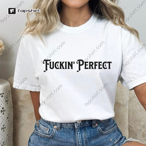 Fuckin’ Perfect Shirt For Summer Carnival Tour 2023 Pink Concert Tshirt For Music Lovers Custom Concert Tee For Pink Shirt Gift For Her