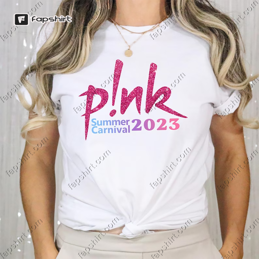 Pink Summer Carnival Tour T-Shirt, P!nk Carnival Tour Shirt, Pink Carnival Trust Fall Album Sweatshirt, P!nk Singer Tee, Pink Concert Shirt