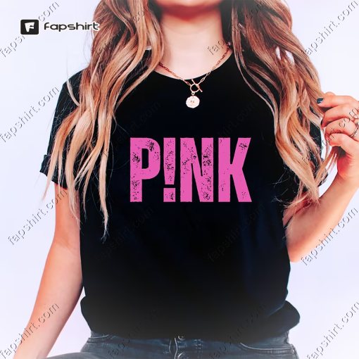 P!nk Singer Custom Shirt For Summer Carnival Tour 2023 Pink Concert Tshirt For Music Lovers Custom Concert Tee For Pink Shirt Gift For Her