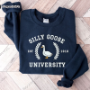 Silly Goose Club Front and Back Printed Shirt, Unisex Silly Goose Shirt, Silly Goose University, Funny Shirt, Funny Gift, Birthday Gift