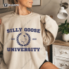 Silly Goose University Crewneck Sweatshirt | Unisex Silly Goose University Shirt | Funny Mens Sweatshirt | Funny Gift for Guys | Funny Goose