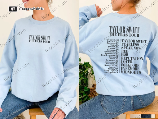 Blue Crewneck Dupe, Blue Crewneck Eras Tour, Eras Tour Outfit, Unisex Eras, Eras Tour Merch, Taylor Swiftie Merch, Taylor Swift Sweatshirt